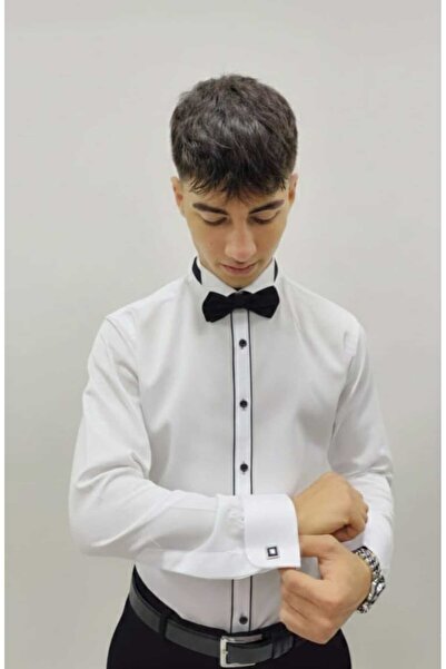 SENİOR Men's Biyeli Ata Collar Shirt