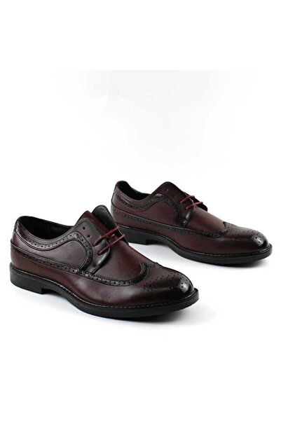 mm Men's casual shoes, Oxford style A1857-5-WINE