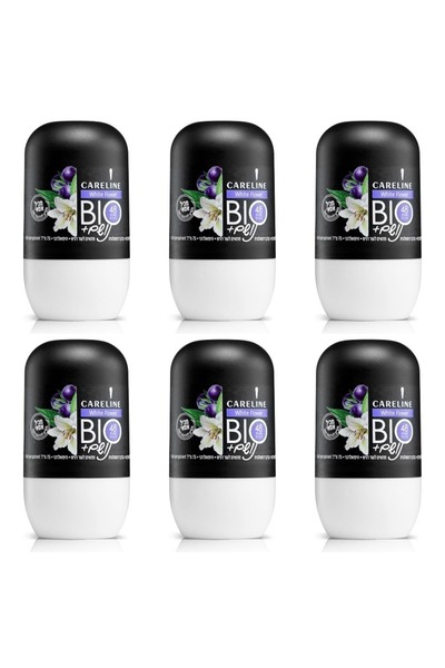 Sano SET 6 BUCĂȚI - CARELINE BIO DEO ROLL ON WHITE FLOWER 75ml