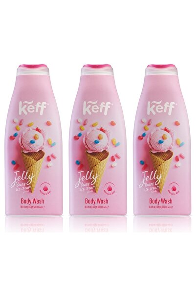Sano SET 3 BUCĂȚI - GEL DE DUȘ KEFF JELII 500ml