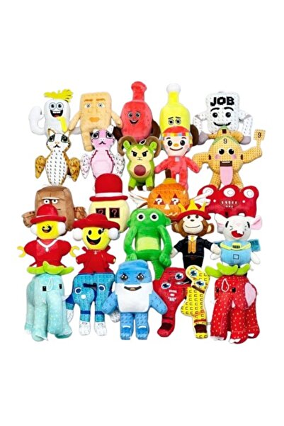 victiny Set de 26 de jucării de pluș Six Seven din popularul joc „Steal A Bra...