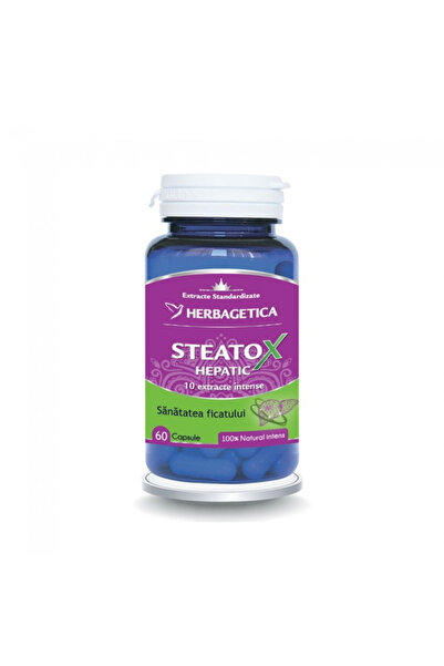 herbagetica Steatox Hepatic (Разтваря мазнините в черния дроб) 60 капсули