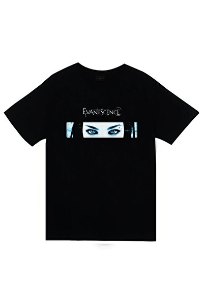fame-stoned Evanescence Printed Unisex 100% Cotton Black T-Shirt