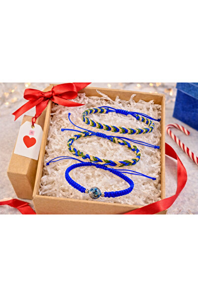 Crystal Atelier Sertifikalı Gerçek Azurit Taşı Bileklik – Mavi Doğal Taş Makr...