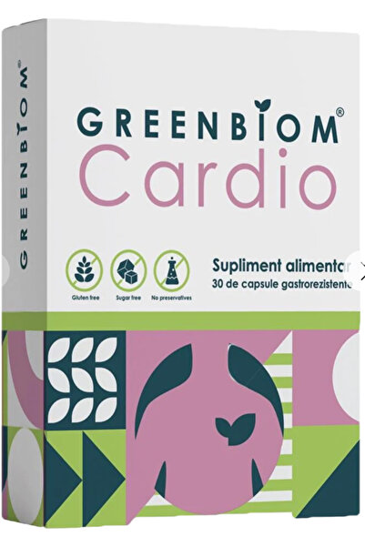 GREENBIOM Кардио, Пребиотик - Подпомага здравето на сърцето и кръвоносната си...