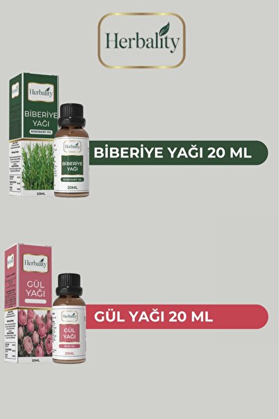 herbalıty Rosemary Rose Oil Set 20 ml
