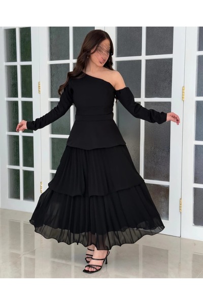 Tsador Black soft dress