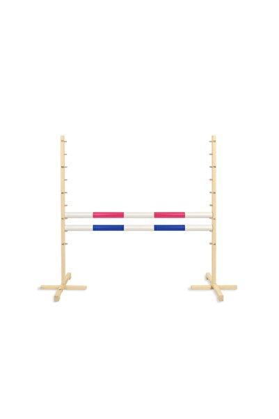 Other Jumping obstacle for Hobby Horse 120cm, two beams - pink and blue