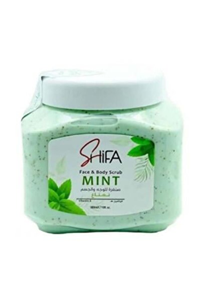 SHAFA مقشر الوجه والجسم بالنعناع - 300 مل