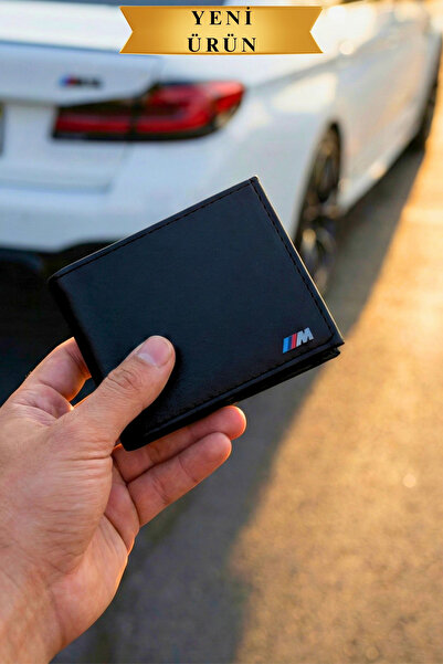 VANİLLA COLLECTİON M Logolu Siyah Erkek Cüzdan - Hediyelik Lüks Cüzdan