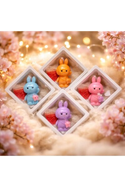 victiny Set of 4 Handmade Soap Martisoare with Frozen Flowers VICTINY®