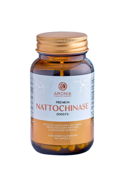 Aronia Charlottenburg Премиум Натохиназа 2000 FU, 60 натурални капсули за здр...