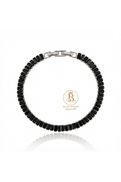 Black Season اسوارة تنس فاخرة لامع - |