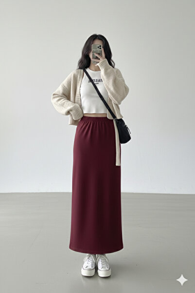 CNG MODA Scuba Buy Elastic Pencil Skirt