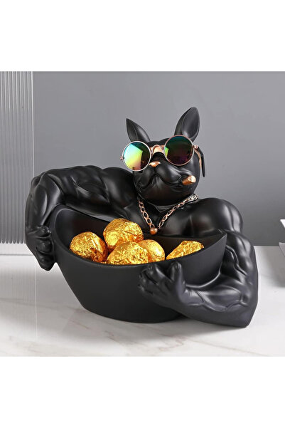 BIUPSER French Bulldog Decoration, Black + Sunglasses, Key Holder, Table Deco...