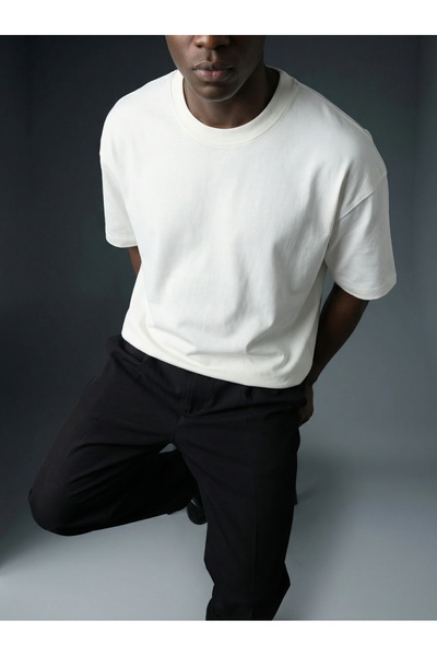 KHAYN UNİSEX OVERSİZE GENİŞ KESİM %100 PAMUK YUMUŞAK DOKULU BASİC BİSİKLET YA...