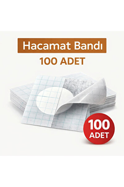 TeknoEser Hacamat Bandı 100 Adet – Tek Kullanımlık Yapışkan Bant