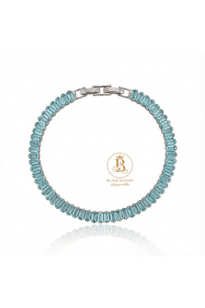 Black Season اسوارة تنس فاخرة لامع - |