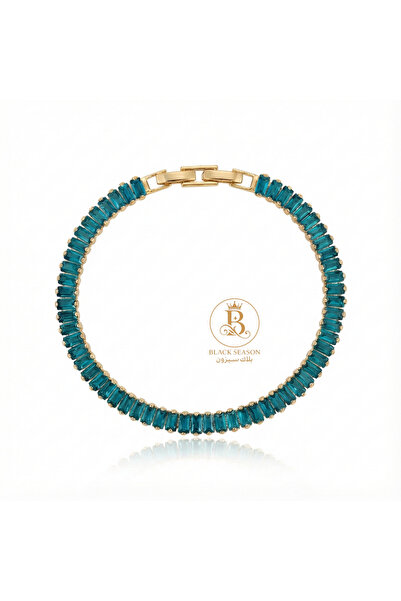 Black Season اسوارة تنس فاخرة لامع - |