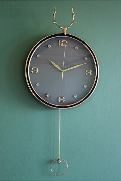 Kanonik Education Deer Pendulum Wall Clock Alk1582