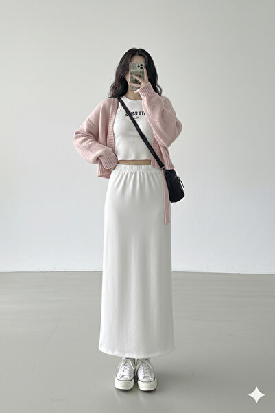 CNG MODA Scuba Buy Elastic Pencil Skirt