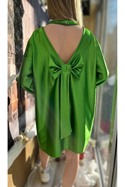 Gabriana Fashion Elegant satin dress