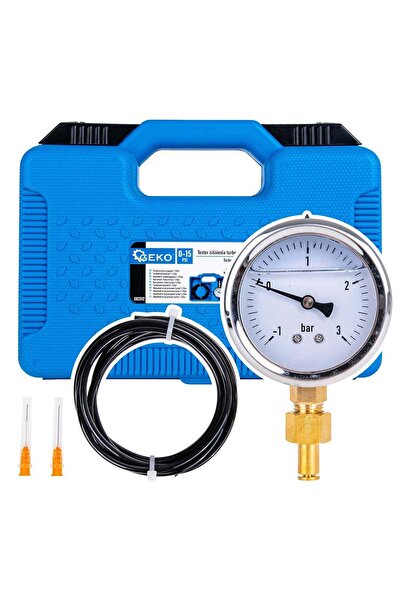 GEKO АВТОМАТИЧЕН ТУРБО ТЕСТЕР ЗА НАЛЯГАНЕ МАНОМЕТЪР 1-3 БАРА -