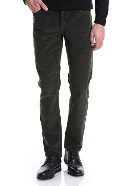 Twister Jeans Men's Regular Fit Lycra Thin Wicking Velvet Trousers