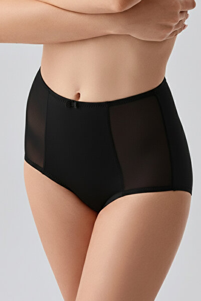 NEWBRA LINGERIE Tül Detaylı Yüksek Bel Korseli Külot , 369304 , 369304