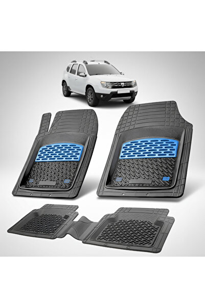 TEAMCAR Covorașe tip tavă compatibile cu Dacia Duster I (2014 2017), Albastru