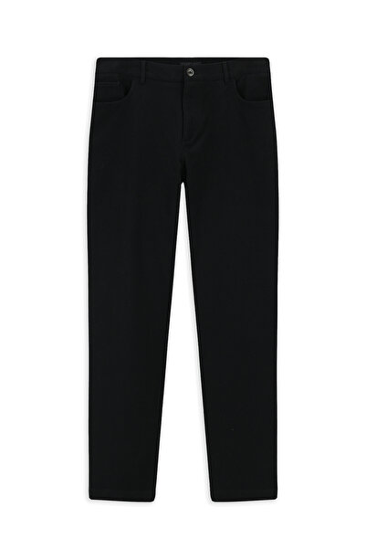 Abdullah Kiğılı 4 دروب قصة مريحة بنطلون قماش / شينو بقصة مريحة قماش قابل للتمدد