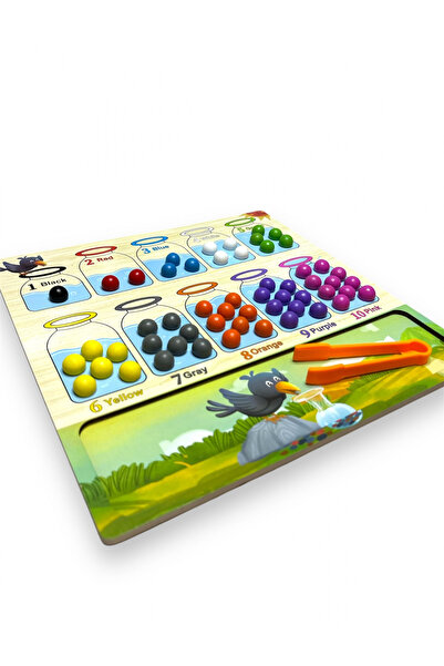 OEM Educational Board, Learning Numbers and Colors, Multicolor, with Pliers, ...