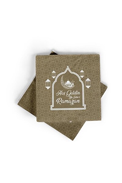 TATLI GÜNLER Ramazan Temalı Gold Peçete 16’lı Hoş Geldin Ya Şehr-i Ramazan Ma...