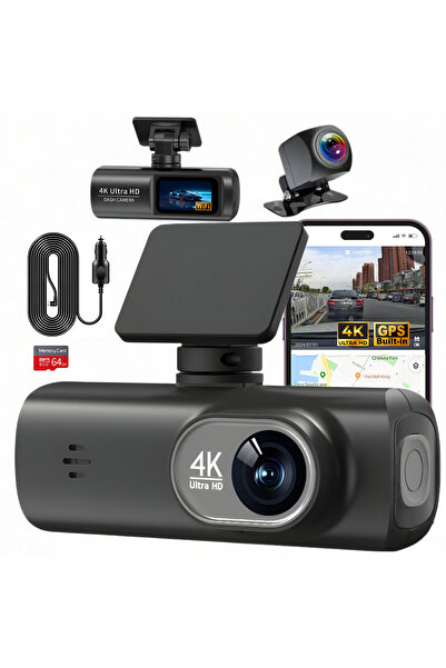 Skyline Orbion Camera Auto 4K, Inregistrare in bucla, Vedere nocturna, G-Sens...