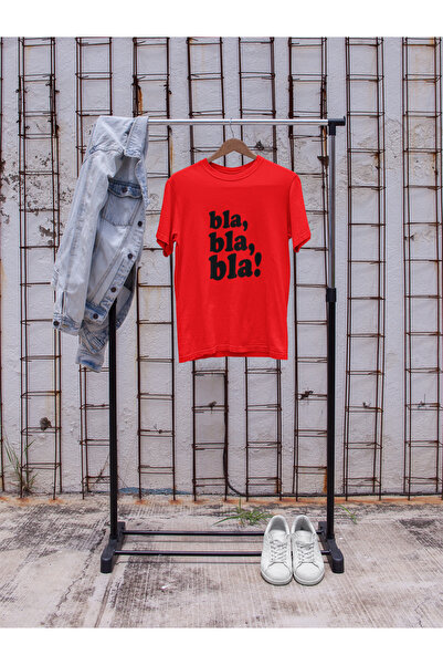 MG Bla Bla Bla Printed Crewneck Cotton Oversize Short Sleeve Unisex Tshirt