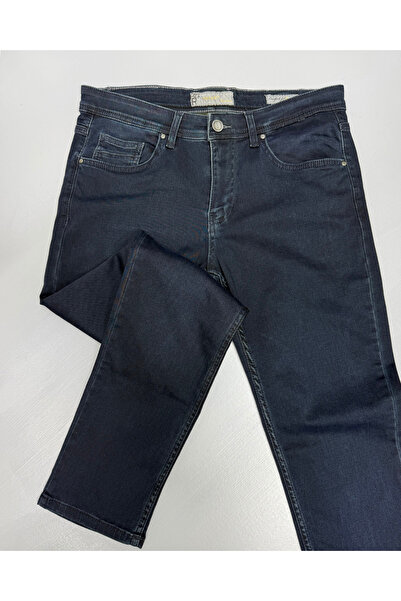 Avni Ceylan Dark Navy Blue Slim Fit Men's Jean Denim Trousers