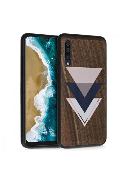 KWmobile Case for Samsung Galaxy A50s, Wood, Brown, 48177.01