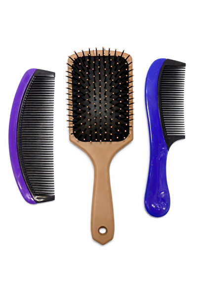 OEM Hair Brush and Comb Set – Scalp Massage Brush + Detangling Comb