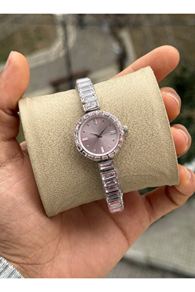 Tulpar Special Design Elegant Women's Wristwatch with Stones