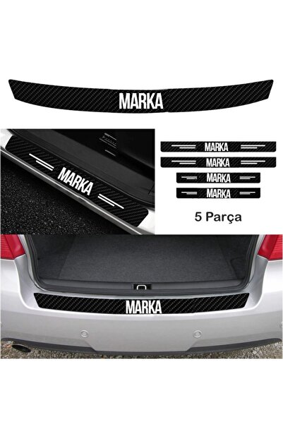 cyphon Fiat Egea Bağaj ve Kapı Eşiği Karbon Sticker (SET)