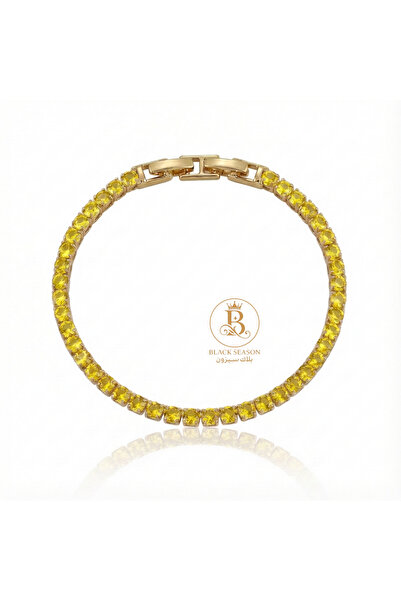 Black Season Tennis bracelet - phosphorescent - 6 mm |