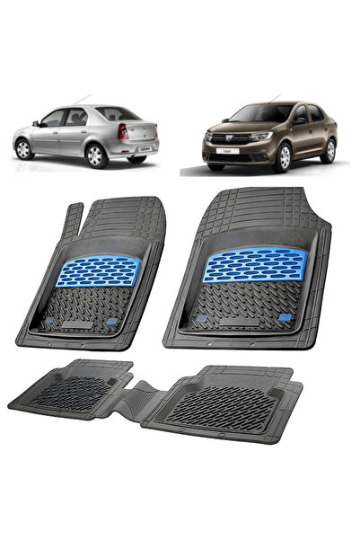 TEAMCAR Covorașe auto tip tavă compatibile cu Dacia Logan 1, 2, Facelift, alb...