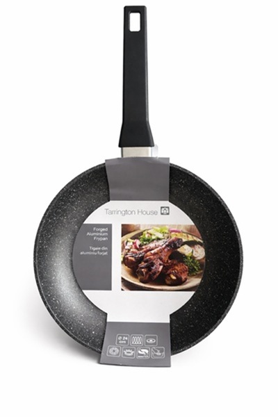 Tarrington House TH frying pan made of forged aluminum with stone interior, d...