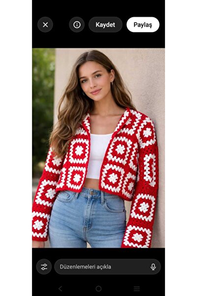 GNY TASARIM Kadın örme ceket