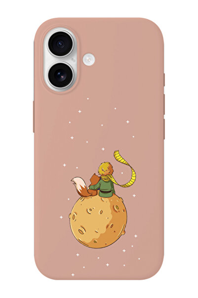 shoptocase حافظة هاتف آيفون 17 بنمط الأمير الصغير من الجلد المدبوغ من الداخل