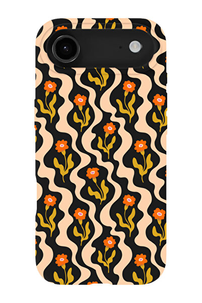 shoptocase حافظة هاتف متوافقة مع iPhone 17Air مزينة بنمط أمواج الزهور من الدا...