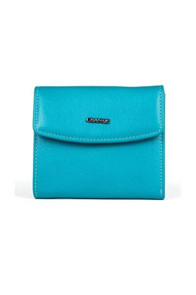 Grande Genuine Leather Women's Wallet Sky Blue 2614