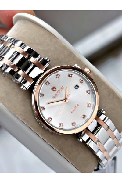 Raymond Silver Color Sports Steel Band Original Women's Wristwatch + Bracelet...