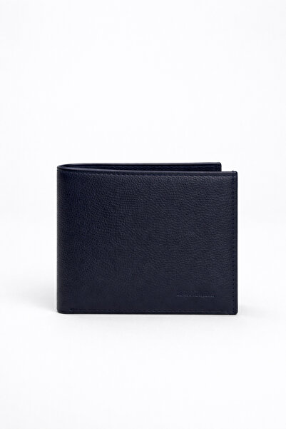 Grande Genuine Leather Men's Wallet Navy Blue 1556