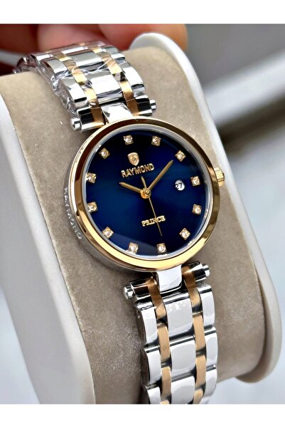 Raymond Silver Color Sports Steel Band Original Women's Wristwatch + Bracelet...